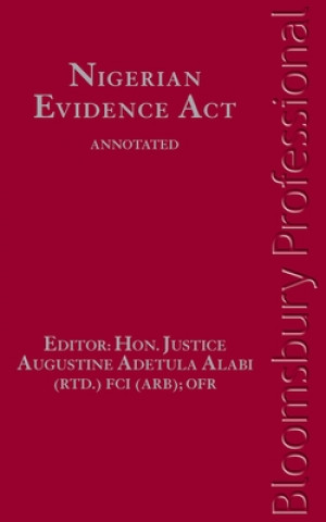Kniha Nigerian Evidence Act Augustine Adetula Alabi