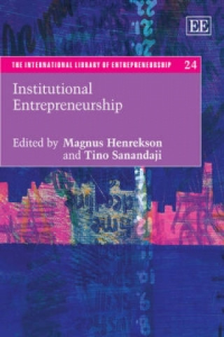 Kniha Institutional Entrepreneurship 