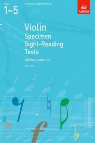Tiskovina Violin Specimen Sight-Reading Tests, ABRSM Grades 1-5 ABRSM