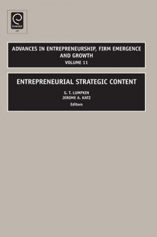 Könyv Entrepreneurial Strategic Content G. T. Lumpkin