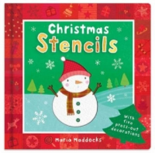 Livre Christmas Stencils Maria Maddocks