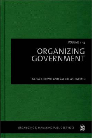 Könyv Organizing Government George Boyne