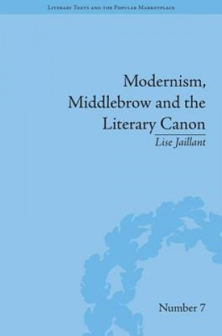 Kniha Modernism, Middlebrow and the Literary Canon Jaillant