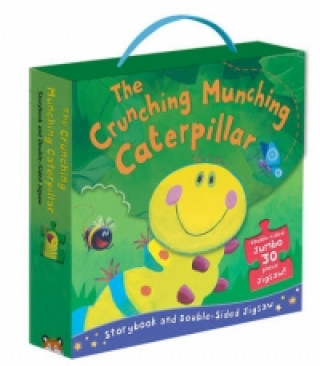 Carte Crunching Munching Caterpillar: Storybook and Double-Sided Jigsaw Sheridan Cain