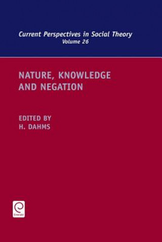 Livre Nature, Knowledge and Negation Harry Dahms