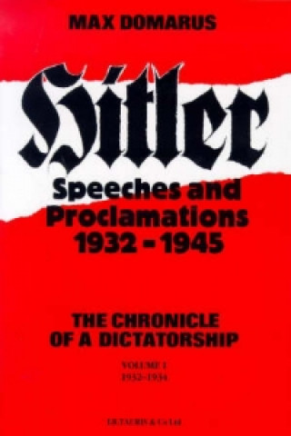 Book Hitler Speeches and Proclamations 