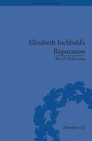 Könyv Elizabeth Inchbald's Reputation Ben P. Robertson