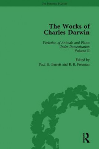 Carte Works of Charles Darwin: Vol 20: The Variation of Animals and Plants under Domestication (, 1875, Vol II) Charles Darwin