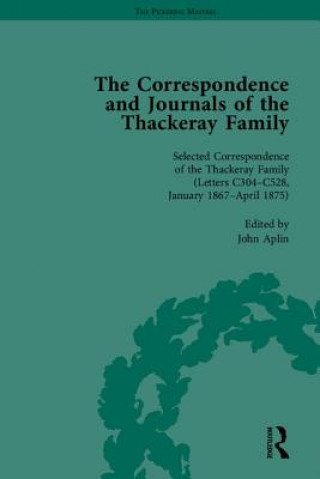 Könyv Correspondence and Journals of the Thackeray Family John Aplin