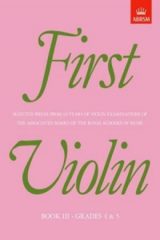 Materiale tipărite First Violin, Book III ABRSM