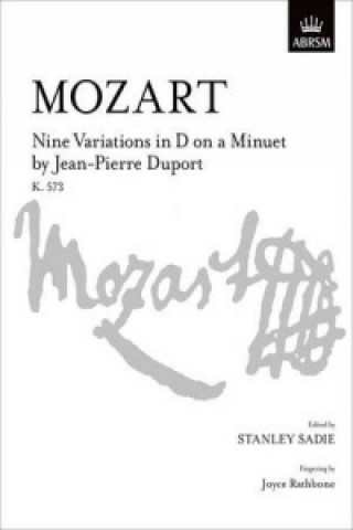 Drucksachen Nine Variations in D on a Minuet by Jean-Pierre Duport, K. 573 