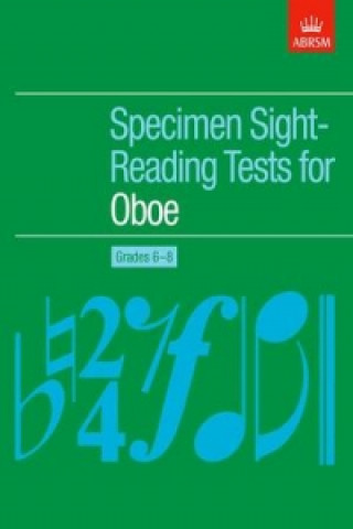 Kniha Specimen Sight-Reading Tests for Oboe, Grades 6-8 ABRSM