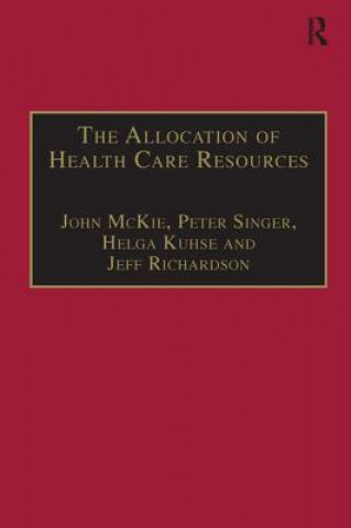 Książka Allocation of Health Care Resources John McKie