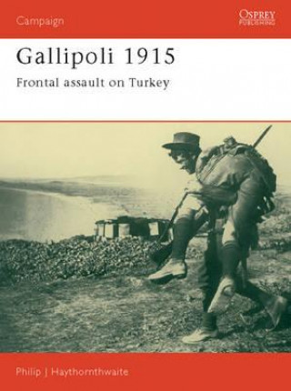 Carte Gallipoli 1915 Philip J. Haythornthwaite