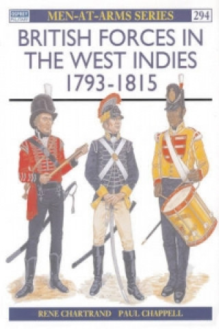 Carte British Forces in the West Indies 1793-1815 René Chartrand