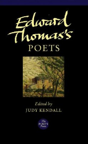 Livre Edward Thomas's Poets Edward Thomas