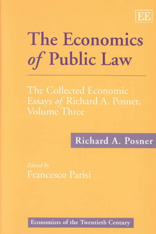 Kniha Economics of Public Law Richard A. Posner