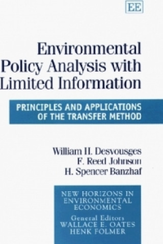 Carte Environmental Policy Analysis With Limited Information William H. Desvousges