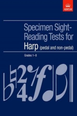 Tiskovina Specimen Sight-Reading Tests for Harp, Grades 1-8 (pedal and non-pedal) ABRSM