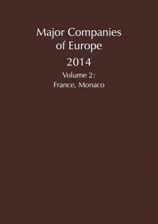 Kniha Major Companies of Europe 2014 Graham &. Whiteside