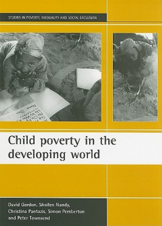 Carte Child poverty in the developing world Simon Pemberton