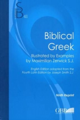 Kniha Biblical Greek Max Zerwick