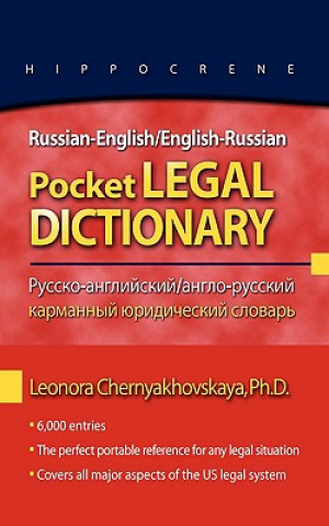 Book Russian-English/English-Russian Pocket Legal Dictionary Leonora Chernyakhovskaya