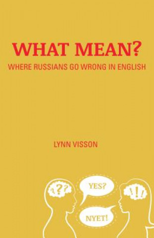 Kniha What Mean?: Where Russians Go Wrong in English Lynn Visson