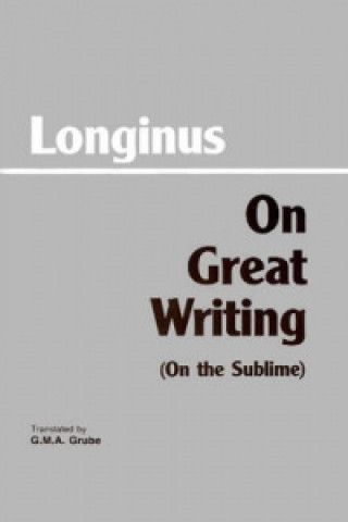 Kniha On Great Writing (On the Sublime) Longinus