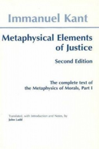 Book Metaphysical elements of Justice Kant