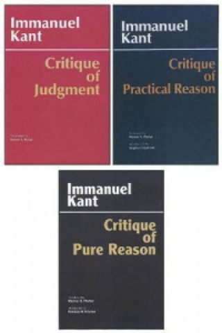 Könyv Three Critiques, 3-volume Set Immanuel Kant