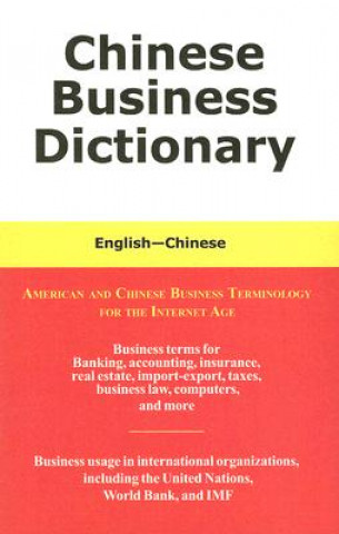 Książka Chinese Business Dictionary Morry Sofer