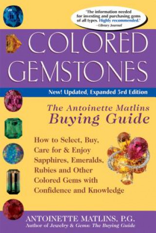 Kniha Colored Gemstones 3/E Antoinette Leonard Matlins