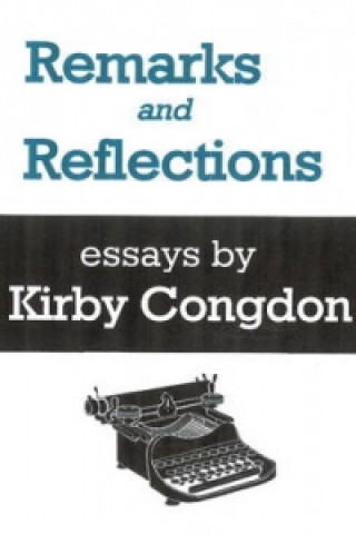 Książka Remarks & Reflections Kirby Congdon