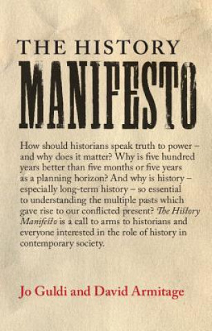 Könyv History Manifesto David Armitage