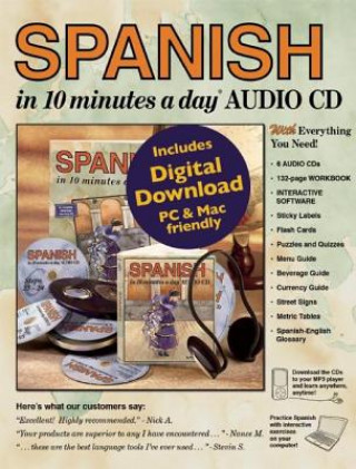 Audio SPANISH in 10 Minutes a Day (R) Audio CD Kristine K Kershul