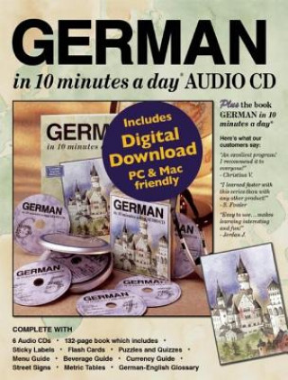 Book GERMAN in 10 minutes a day (R) Audio CD Kristine K Kershul