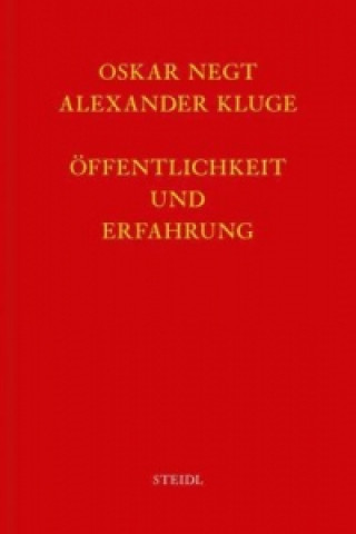 Kniha Öffentlichkeit und Erfahrung Oskar Negt
