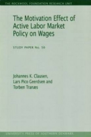 Kniha Motivation Effect of Active Labor Market Policy on Wages Johannes K Clausen
