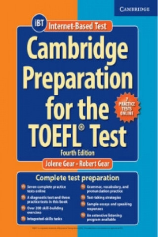 Book Cambridge Preparation for the TOEFL Test Book with Online Practice Tests and Audio CDs (8) Pack Jolene Gear