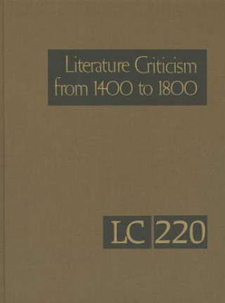 Kniha Literature Criticism from 1400-1800 Lawrence J. Trudeau