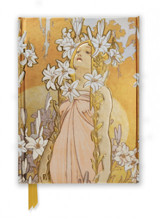 Calendar/Diary Mucha: The Flowers, Lily (Foiled Journal) 