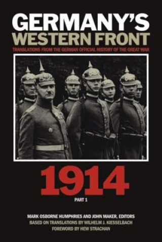 Carte Germany's Western Front: 1914 Mark Osborne Humphries