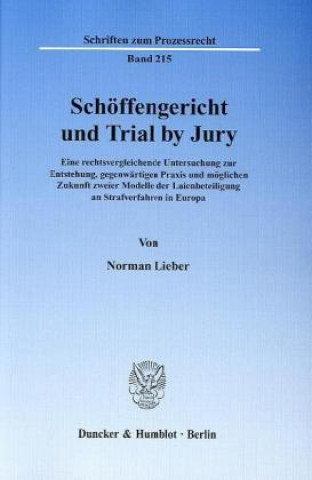 Carte Schöffengericht und Trial by Jury Norman Lieber