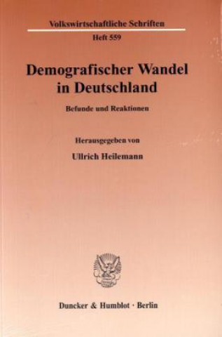Carte Demografischer Wandel in Deutschland. Ullrich Heilemann