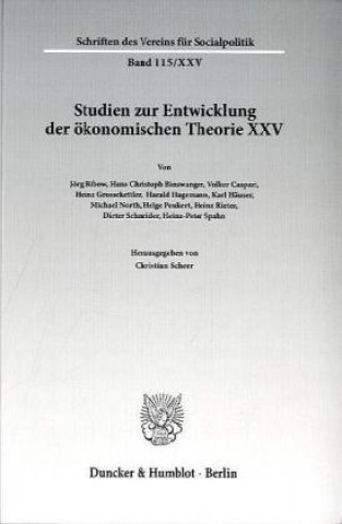 Kniha Die deutschsprachige Wirtschaftswissenschaft in den ersten Jahrzehnten nach 1945 Christian Scheer