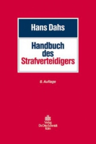 Książka Handbuch des Strafverteidigers Hans Dahs