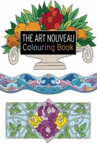 Книга Art Nouveau Colouring Book 