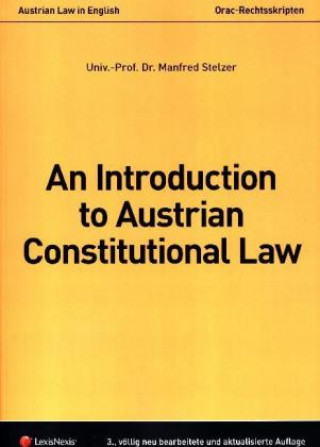 Libro Austrian Law in English - An Introduction to Austrian Constitutional Law Manfred Stelzer