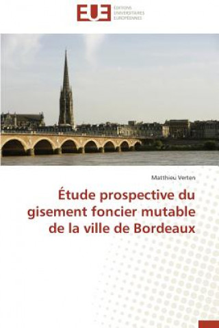 Βιβλίο tude Prospective Du Gisement Foncier Mutable de la Ville de Bordeaux Matthieu Verten